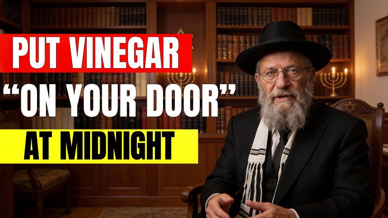 Put VINEGAR on Your Doorstep at Midnight: Ancient Jewish Secret to Attract Money