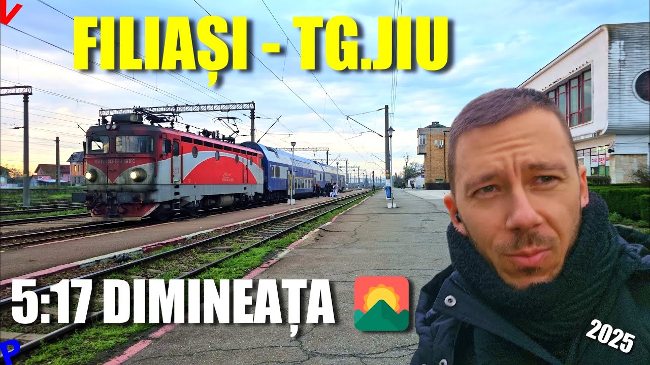 Tren Filiasi - Targu Jiu de dimineata cu CFR Calatori