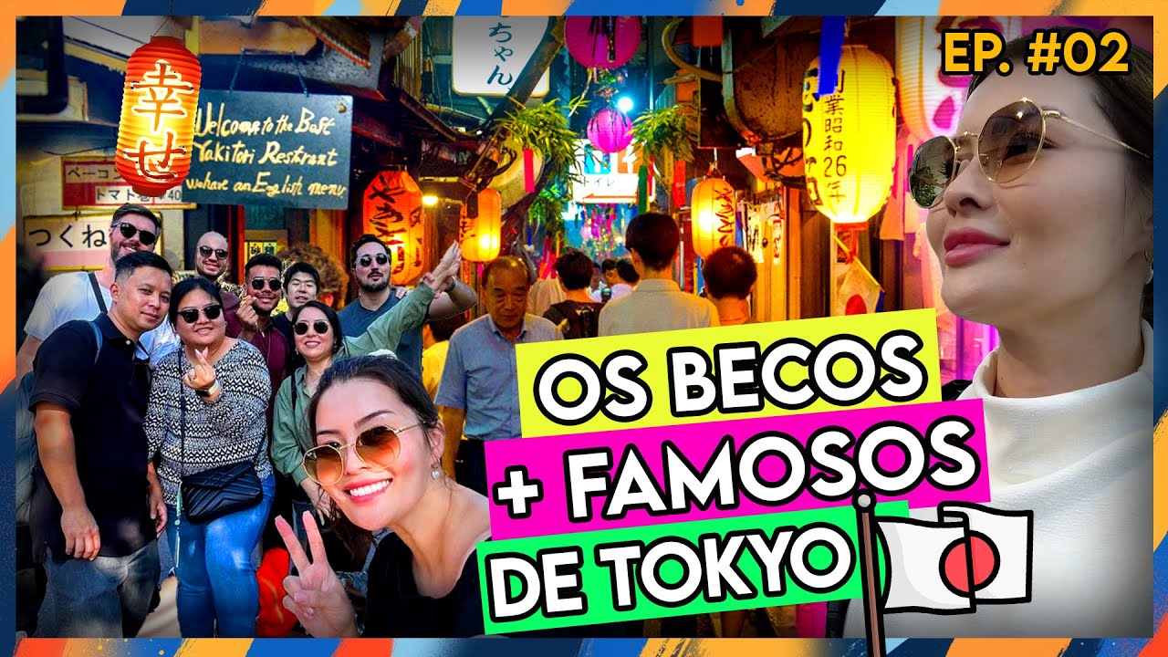 OS BECOS + FAMOSOS DE TOKYO - JAPÃO - #VLOGDAALEGRIA EP.02