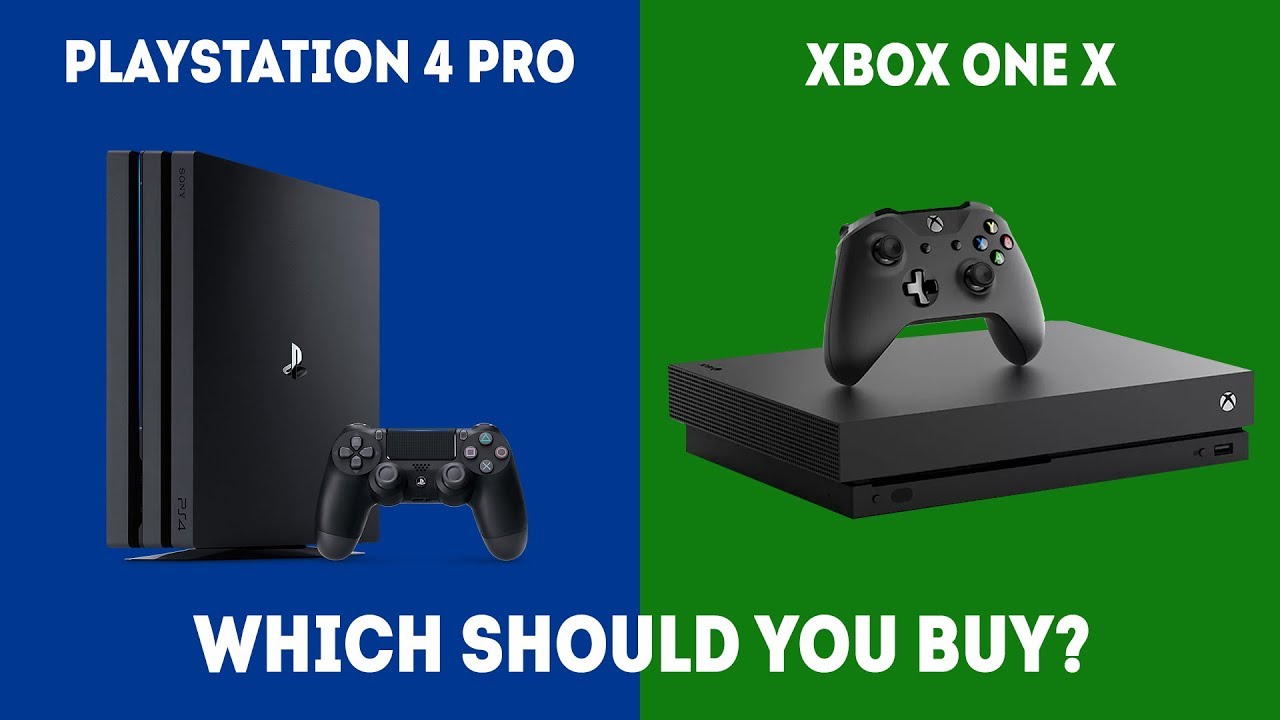 PlayStation 4 Pro vs XBOX One X - Which Console Should You Choose? [Simple]