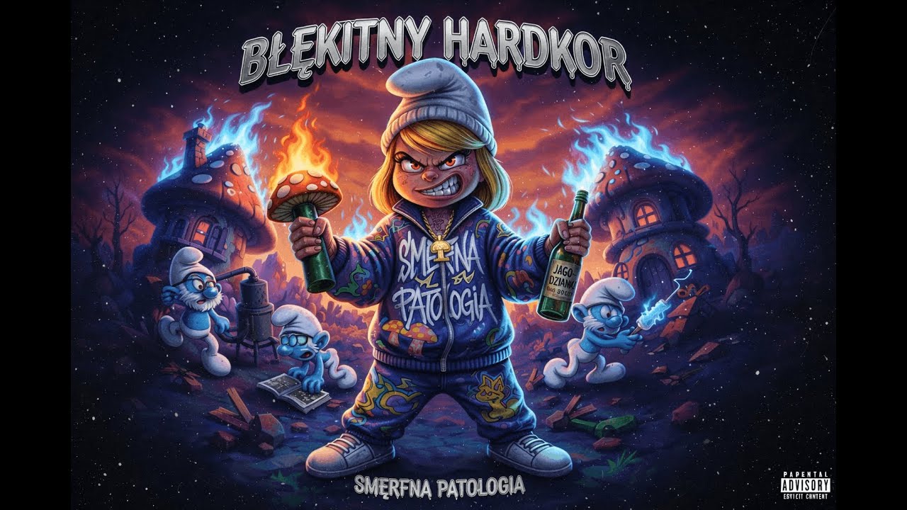 NIGHT FLEX - Błękitny Hardkor #trappoland #bass #music #nightvibe #muzyka #rap #song #remix #smerfy