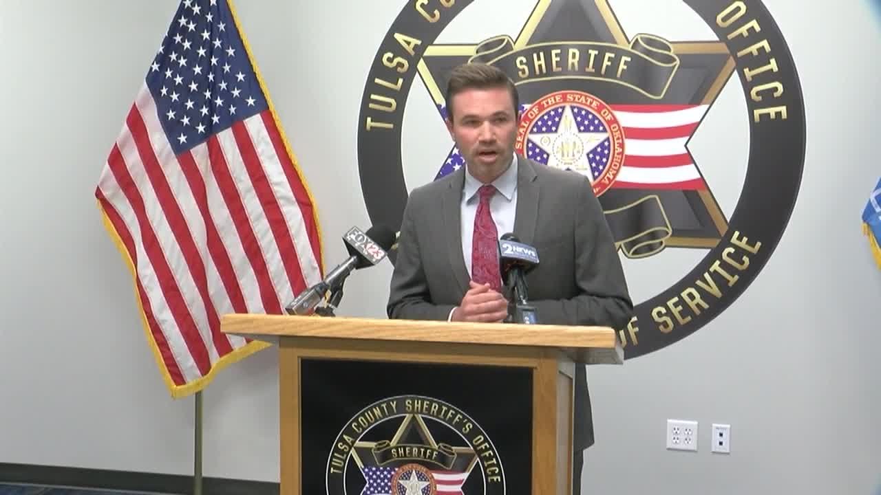 Tulsa law enforcement hold press conference to discuss arrest of serial rapist