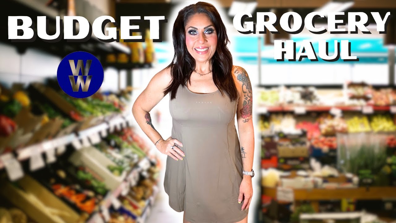 BUDGET WW GROCERY HAUL FOR WEIGHT LOSS - GREAT DEALS & NEW FOODS -  WEIGHT WATCHERS POINTS INCLUDED