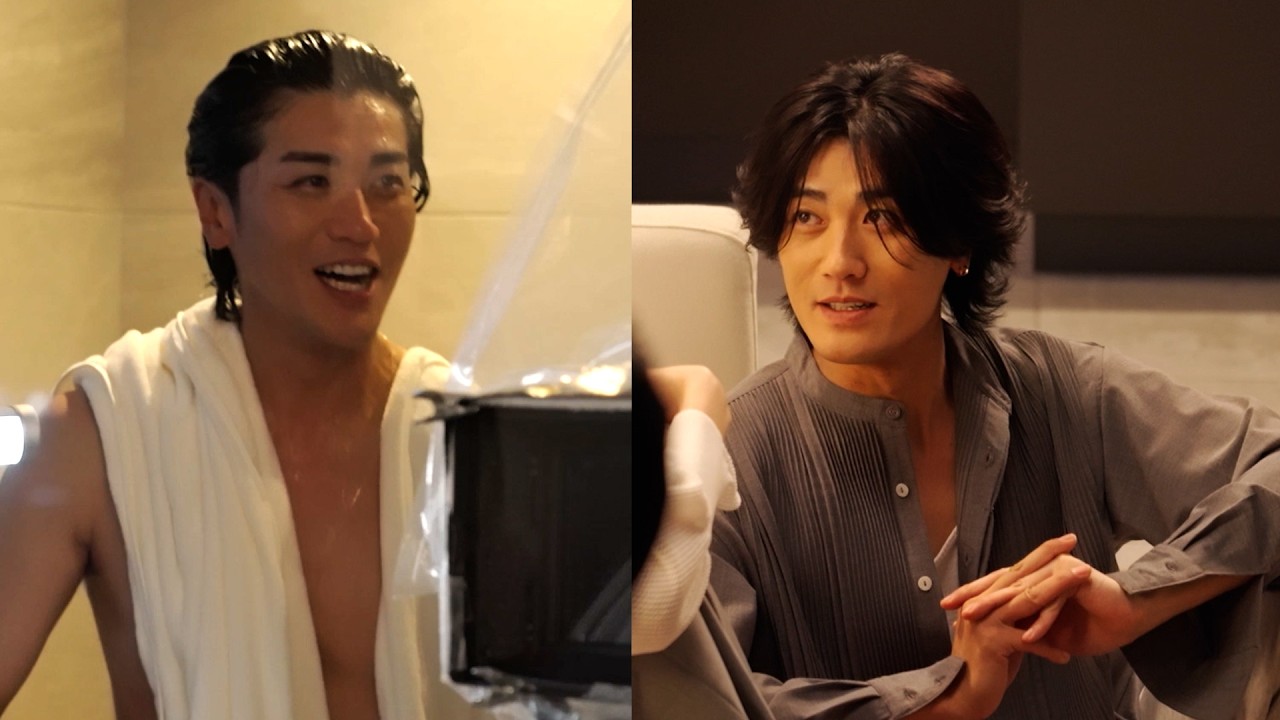 ⾚⻄仁、色気あふれるシャワーシーン＆後ろから頭ポン…ドキッとする撮影裏