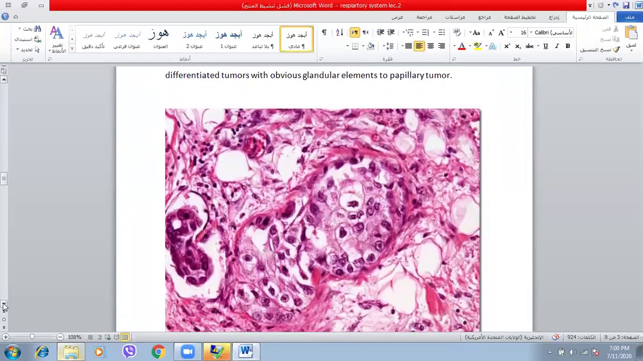 Pathology of Respiratory system. Part 2 / د. رشا الجوهر
