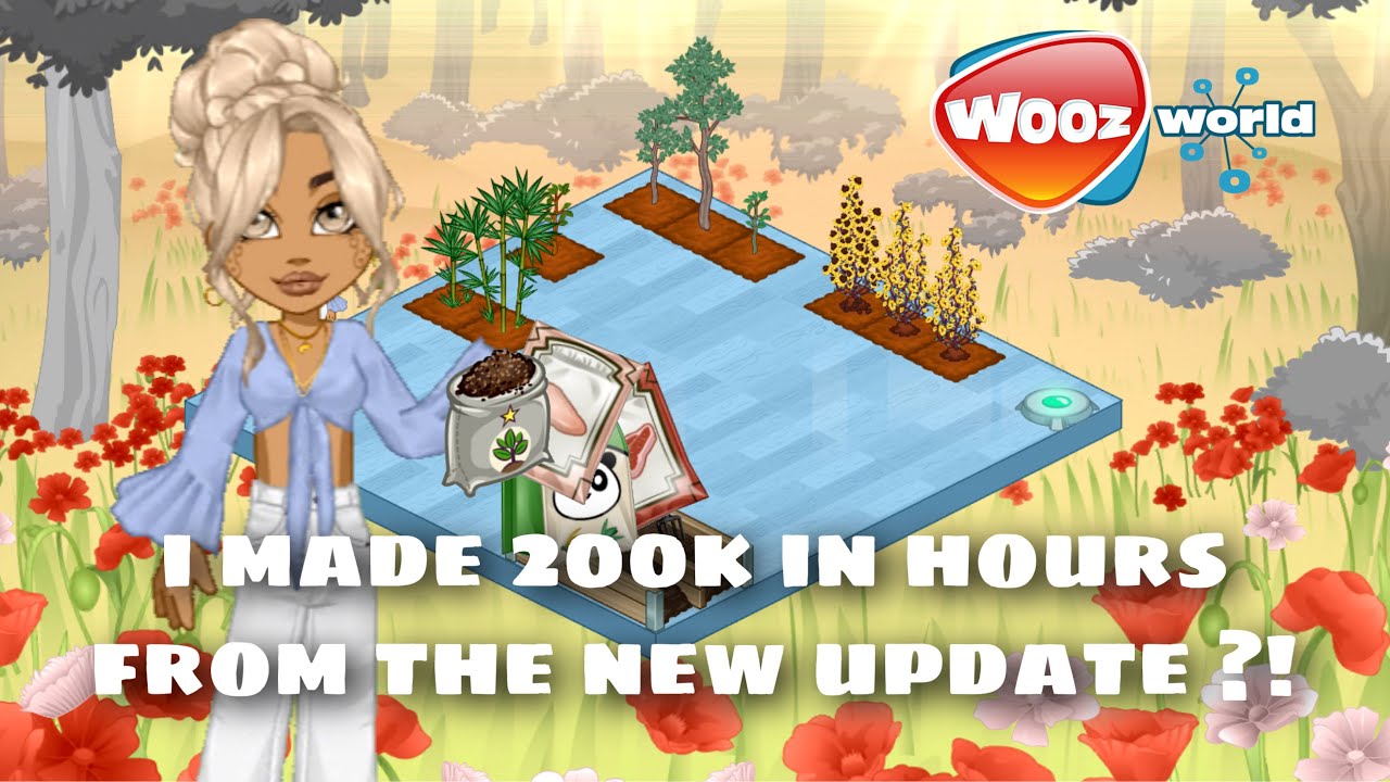 I MADE 200K IN HOURS FROM THE NEW UPDATE ?! | WynterWooz - Woozworld