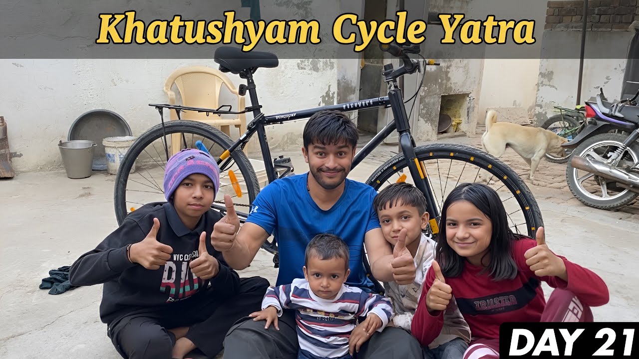 Khatushyam cycle yatra ke liye cycle kiya modify 