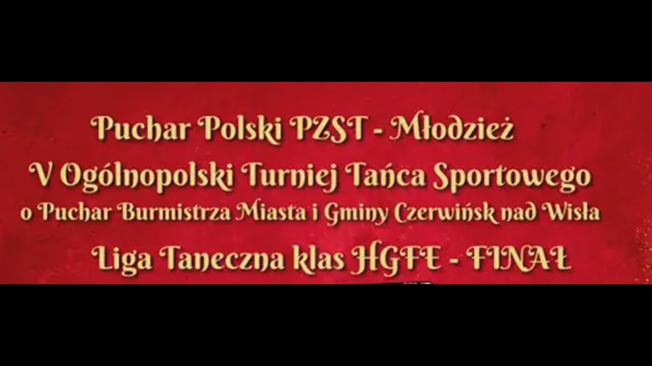 V Og&oacute;lnopolski Turnieju Tańca Sportowego o Puchar Burmistrza Miasta i Gminy Czerwińsk nad Wisłą