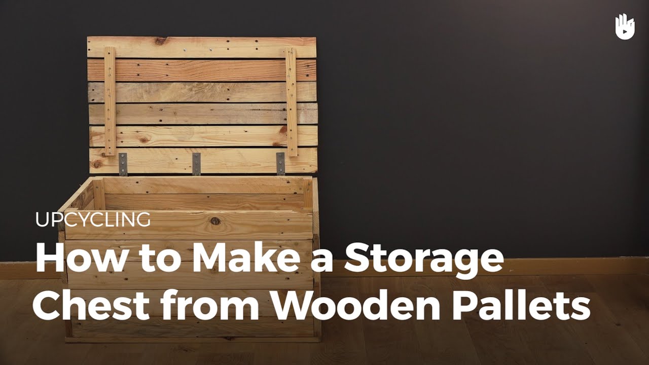 Make a Storage Trunk from Wooden Pallets | Upcycling