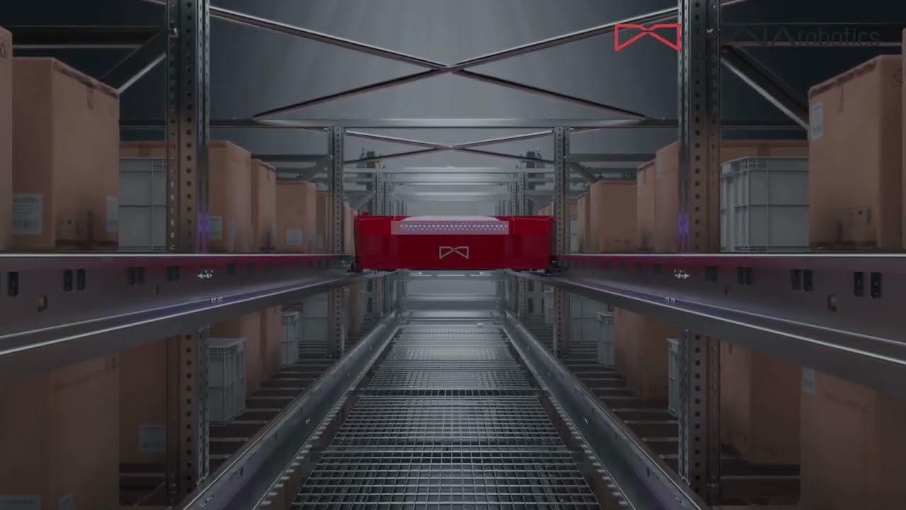 HWArobotics | Four-directional Shuttle Robot System—SLS600