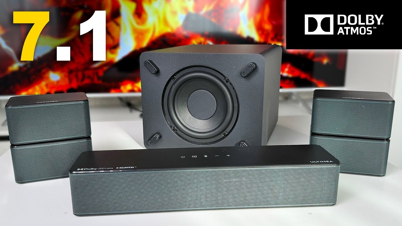 ТЕПЕРЬ ИДЕАЛЬНО🔥 МОЩНЫЙ СаундБар 7.1 с Dolby Atmos! ULTIMEA Poseidon D80 Boom обзор