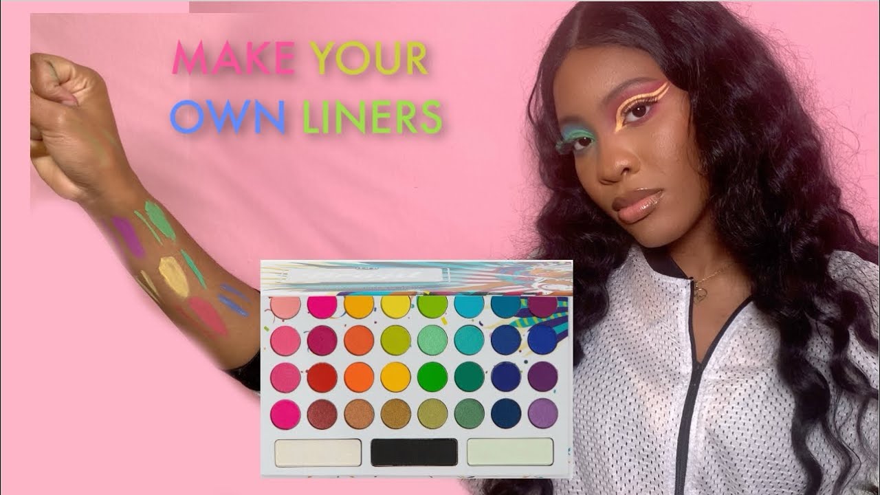 HOW TO MAKE YOUR OWN GRAPHIC LINERS| DIY graphic liner for popular looks😍