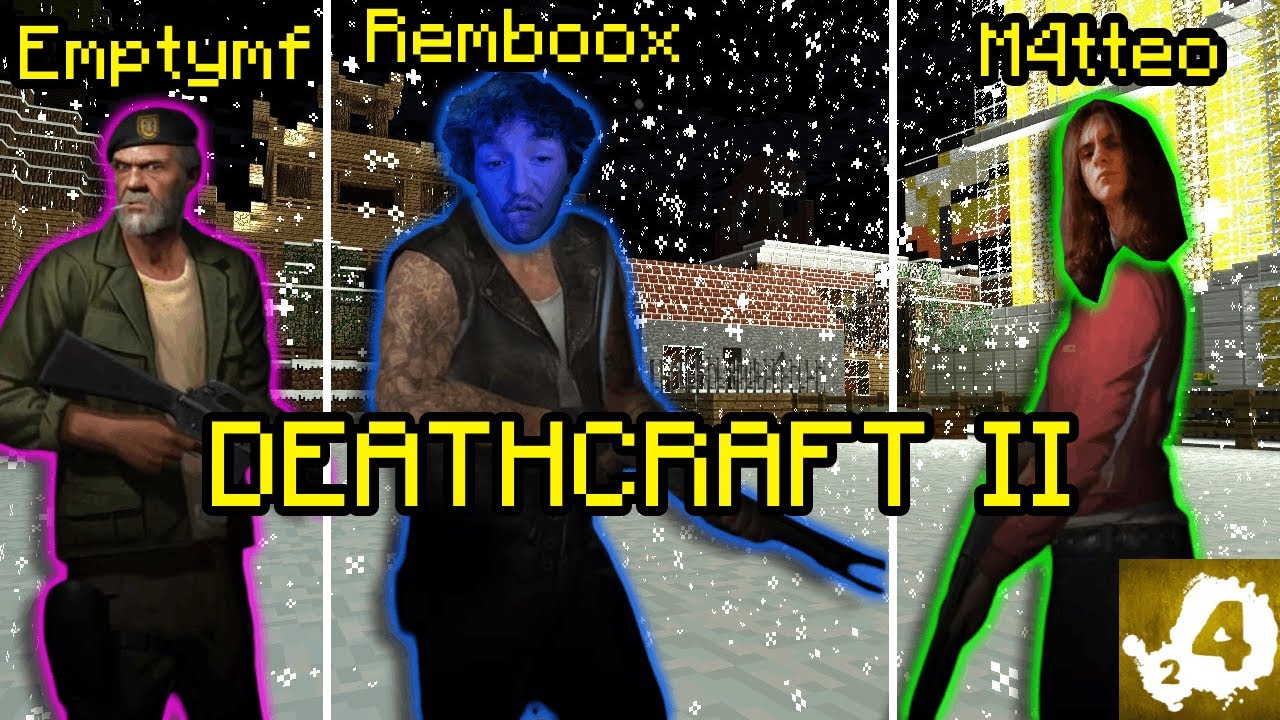 Minecraft w left 4.. nie czekaj, left 4 dead w minecraft..?