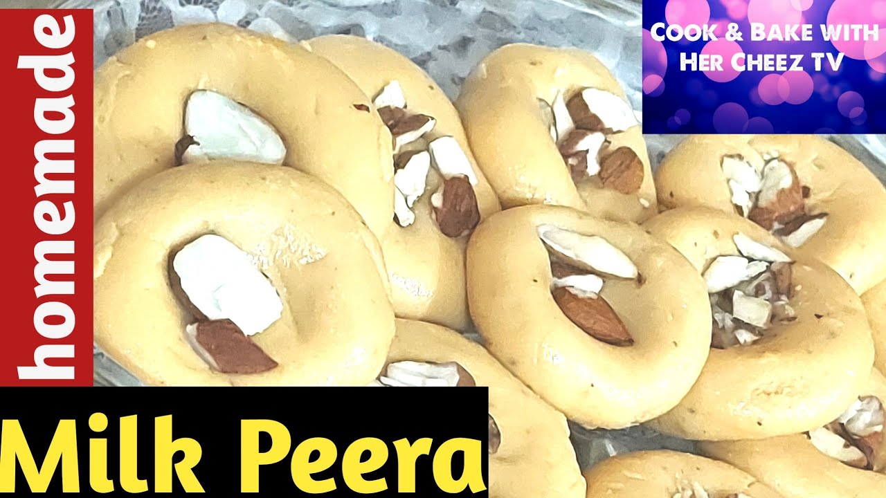 Milk powder sweet | pera sweet | her cheez tv | Barfi recipe | Milk pera | homemade sweet | barfi