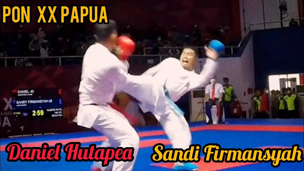 PON XX Papua 2021 || Daniel Hutapea (SUMUT) vs Sandi Firmansyah (JABAR) Kumite + 84 kg
