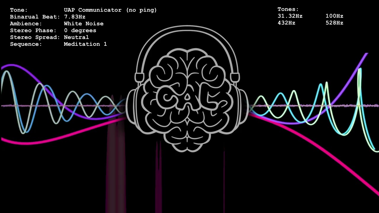 (7.83 Hz) Binaural Beats Schumann Resonance Meditation - UAP Communicator no pings