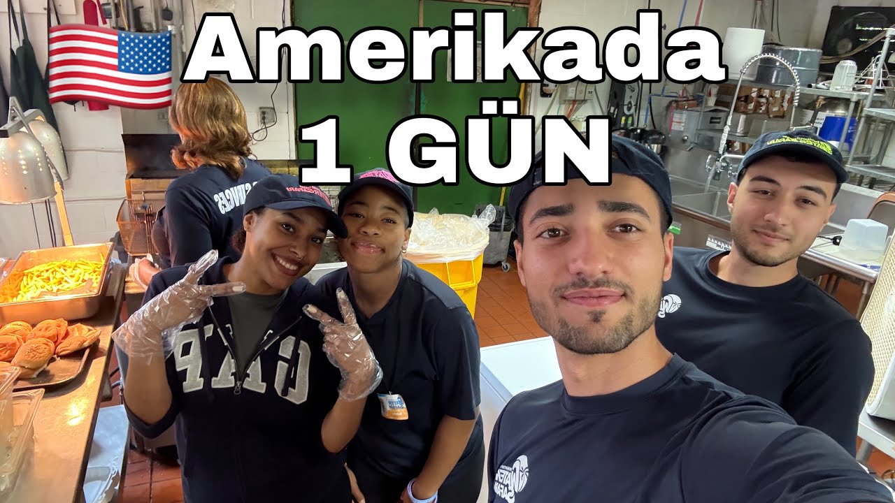 Amerika’da 1 günüm (Vlog)🇺🇸 Ne iş yapıyoruz? 2. İş bulmak!? Wat 2025