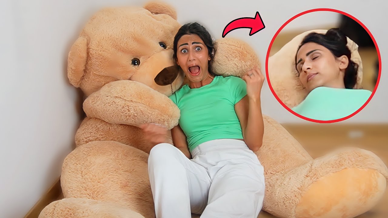 اغمى عليها بسبب مقلب الدب المسكون 🧸 (الانتقام)