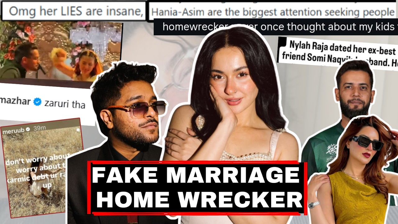 Fake Wedding? Cheating Scandal? | Hania Amir, Asim Azhar, Imad Wasim & Nyla Raja
