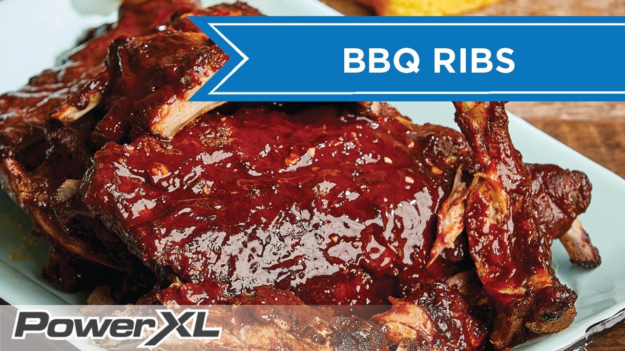 Air Fryer BBQ RIBS - PowerXL Combo 12-in-1