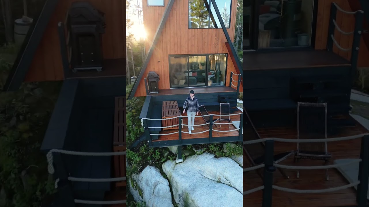Off-Grid & Solar Powered Tiny Home A-Frame Cabin w/ Epic Views!
