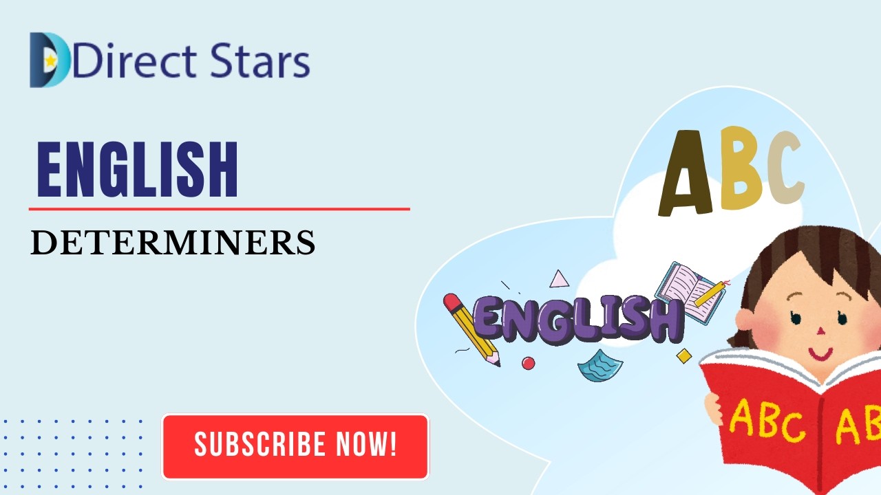 DETERMINERS | ENGLISH LANGUAGE