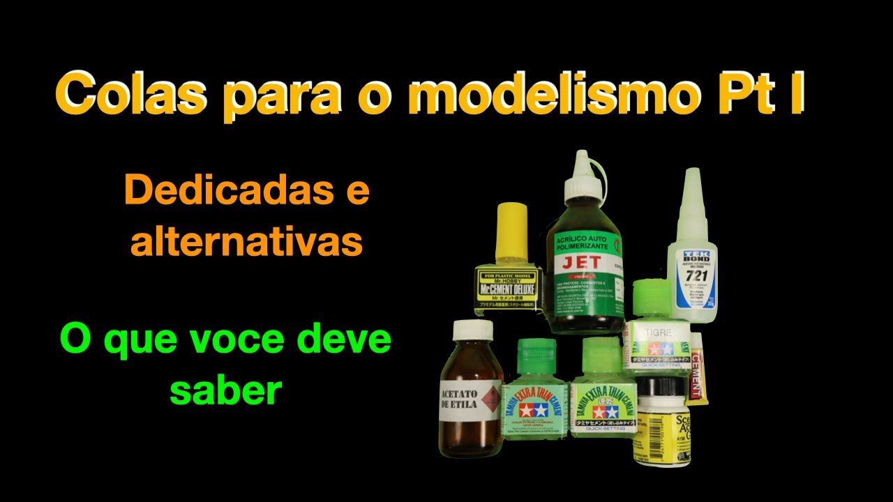 Colas para o modelismo (Parte I)