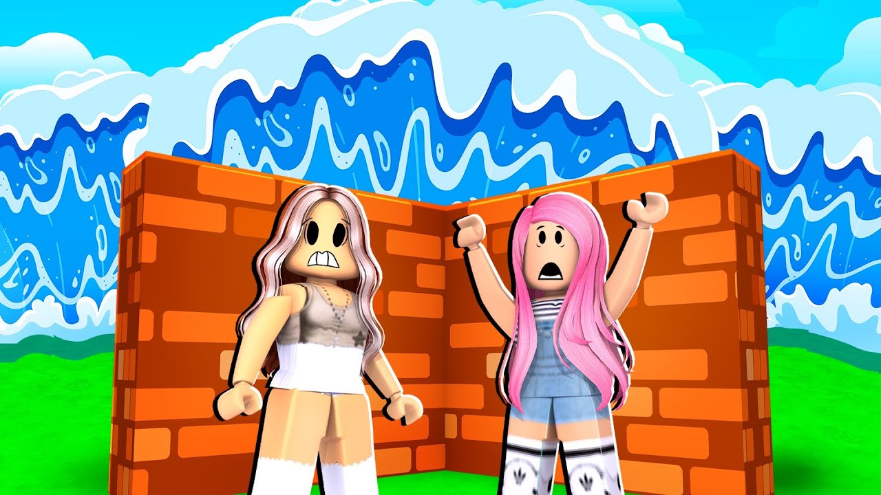 Roblox - CONSTRUA RÁPIDO PARA SOBREVIVER AO TSUNAMI ​⁠@familiamaffi