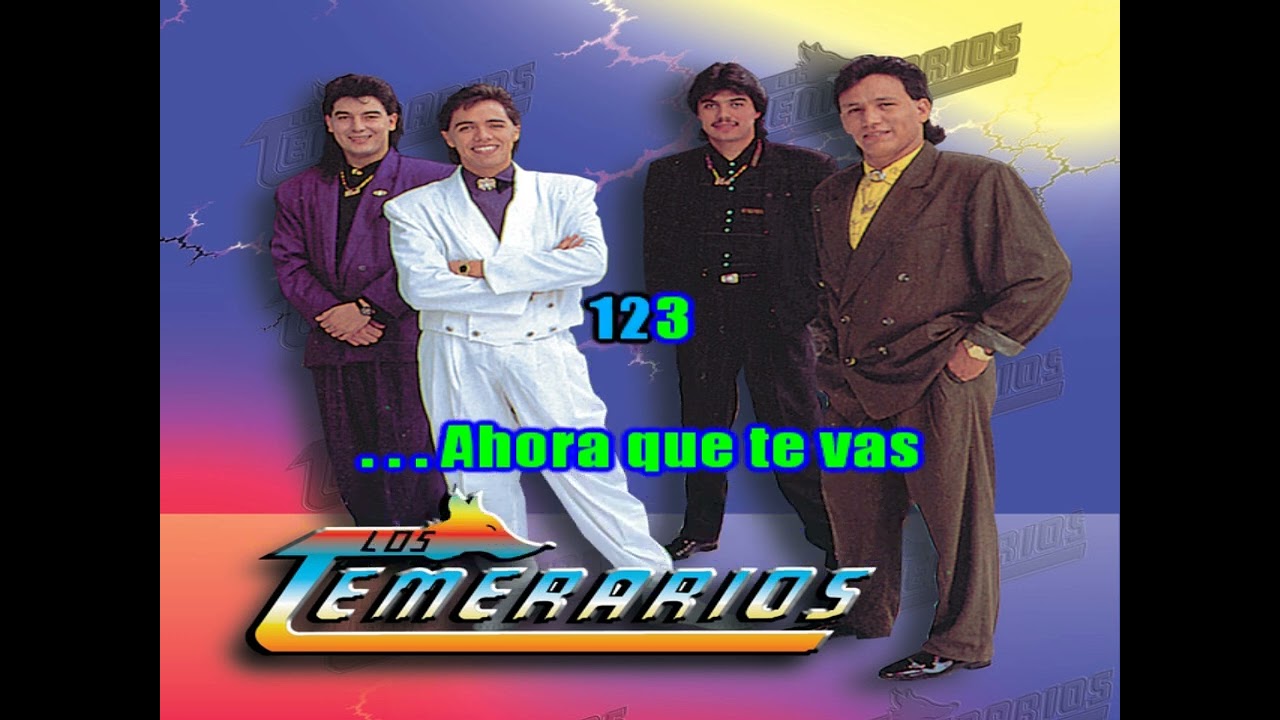 los temerarios SI TU CARIÑO NO ESTA karaoke