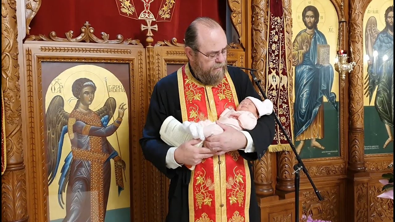 40-day blessing of the baby in the Holy Orthodox Church