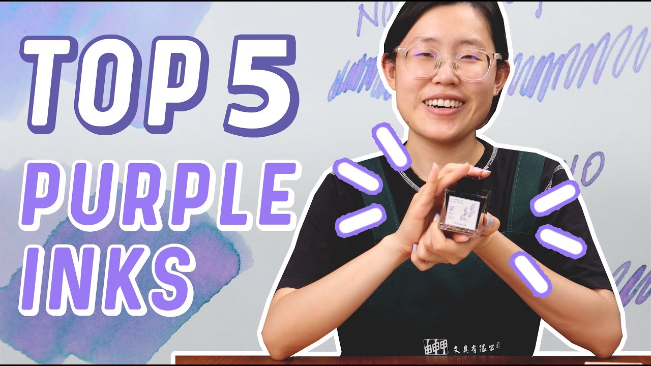 Swatching Our Top 5 Purple Inks!