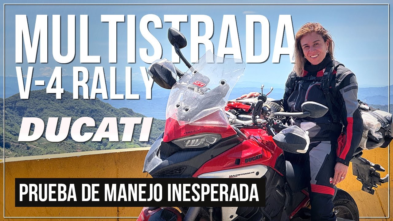 DUCATI MULTISTRADA V-4 RALLY - PRUEBA DE MANEJO INESPERADA #capitalrider #locosporlaaventura #ducati