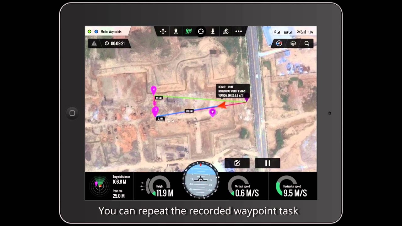 DJI &mdash; Обзор функций наземной станции iPad