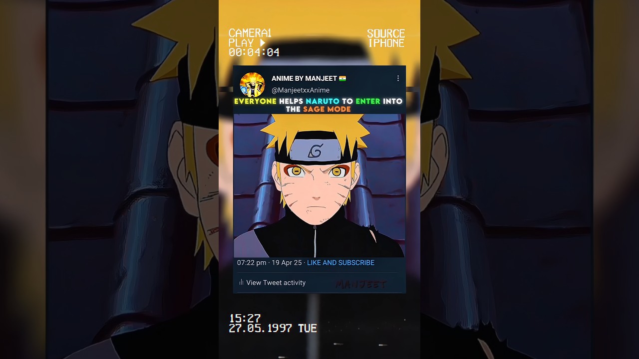 EVERYONE HELPS NARUTO TO ENTER INTO THE SAGE MODE 🔥🥶
