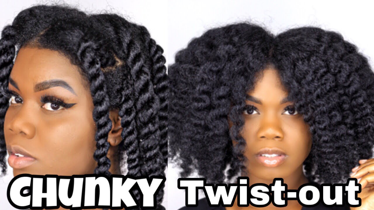 chunky twist out on dry hair | tgin product review