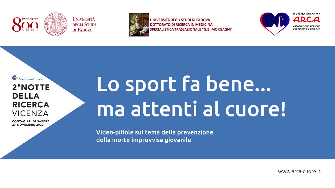 Notte della Ricerca 2020 - 01 - Introduzione - Annalisa Angelini - Gaetano Thiene - Cristina Basso