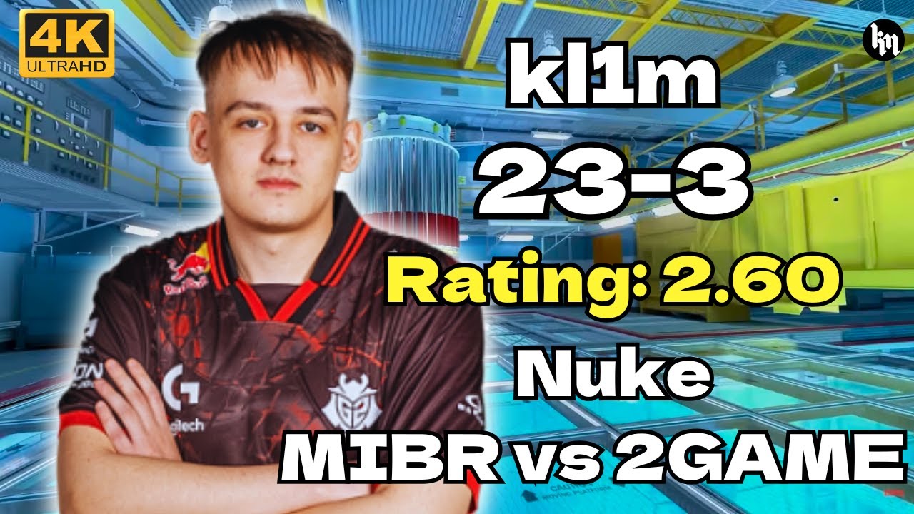 kl1m (23-3) MIBR vs 2GAME (Nuke) | ESL Challenger League S50 SA Cup 2 #kl1m #cs2 #mibr
