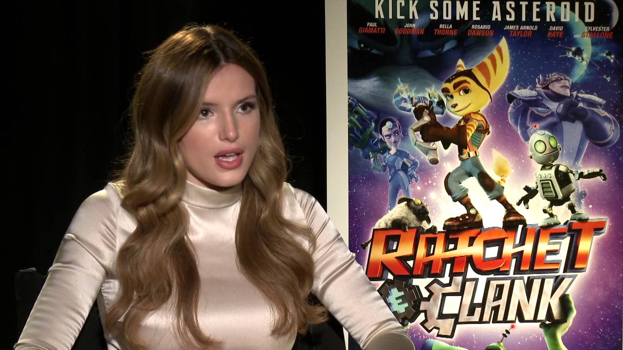 Ratchet & Clank Movie: Bella Thorne Official Movie Interview | ScreenSlam