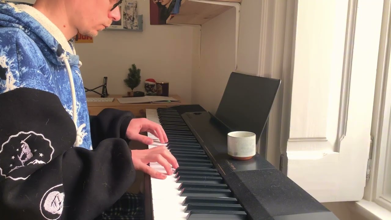 spring morning improv and cold coffee