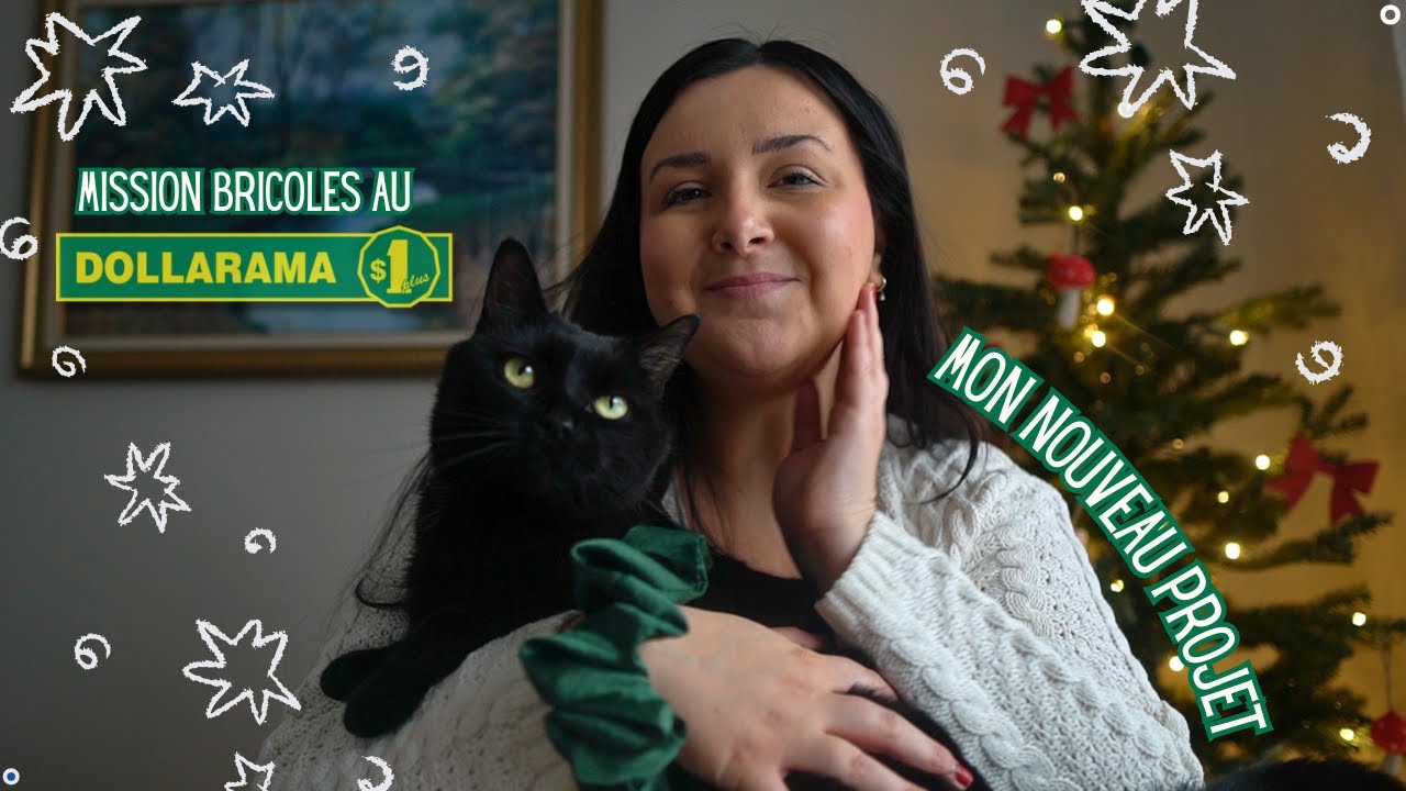Nouveau projet & Préparatifs pour Noël, haul de babioles Dollarama/Winners 🎄.