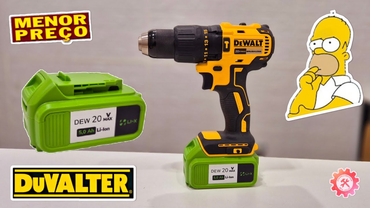 Urgente - Novidade Para a DeWALT 20V Bateria Li X 18650 Litio