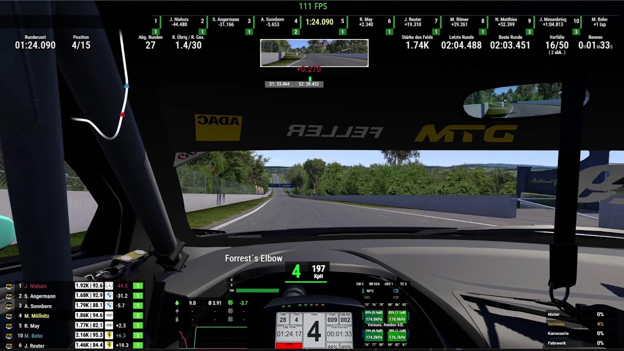 RaceRoom Mount Panorama GT3 Audi bei DrehmomentBande 60min