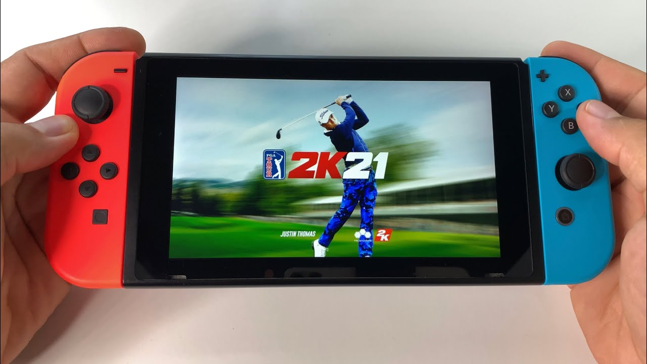 PGA TOUR 2K21 | Nintendo Switch handheld gameplay