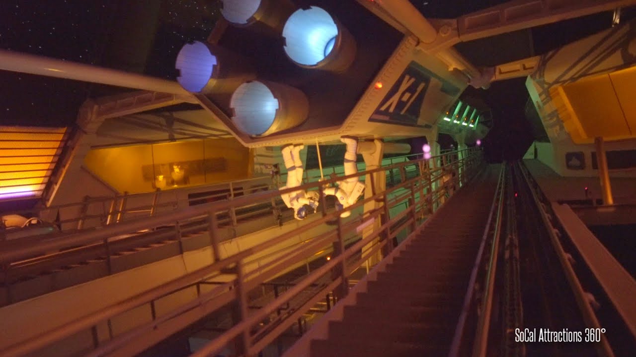 [4K] Space Mountain - Magic Kingdom 2015 - Walt Disney World (EXTREME Low Light POV)