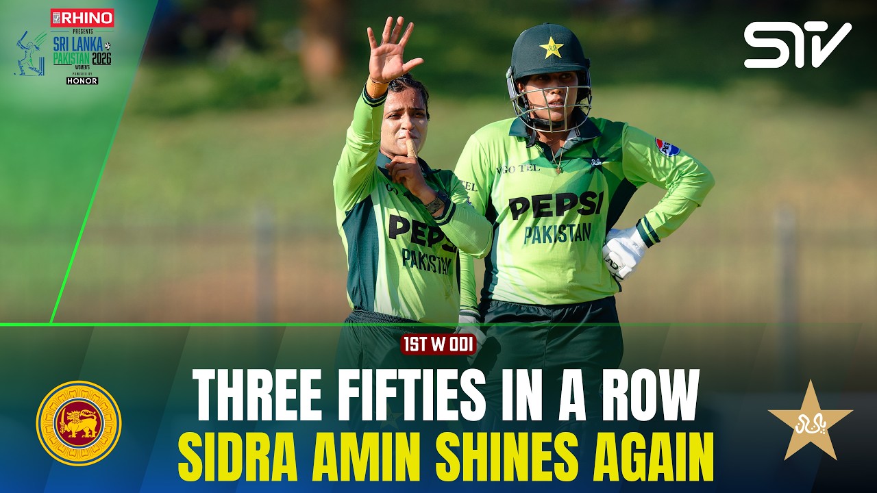 Sidra Amin Match Winning 57 Runs | Sri Lanka Women v Pakistan Women | M 1 | ODI Series 2026 | M9l1K