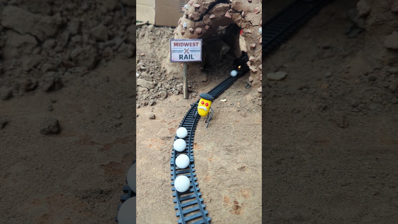 Miniature train realistic dioramas 🚂✨