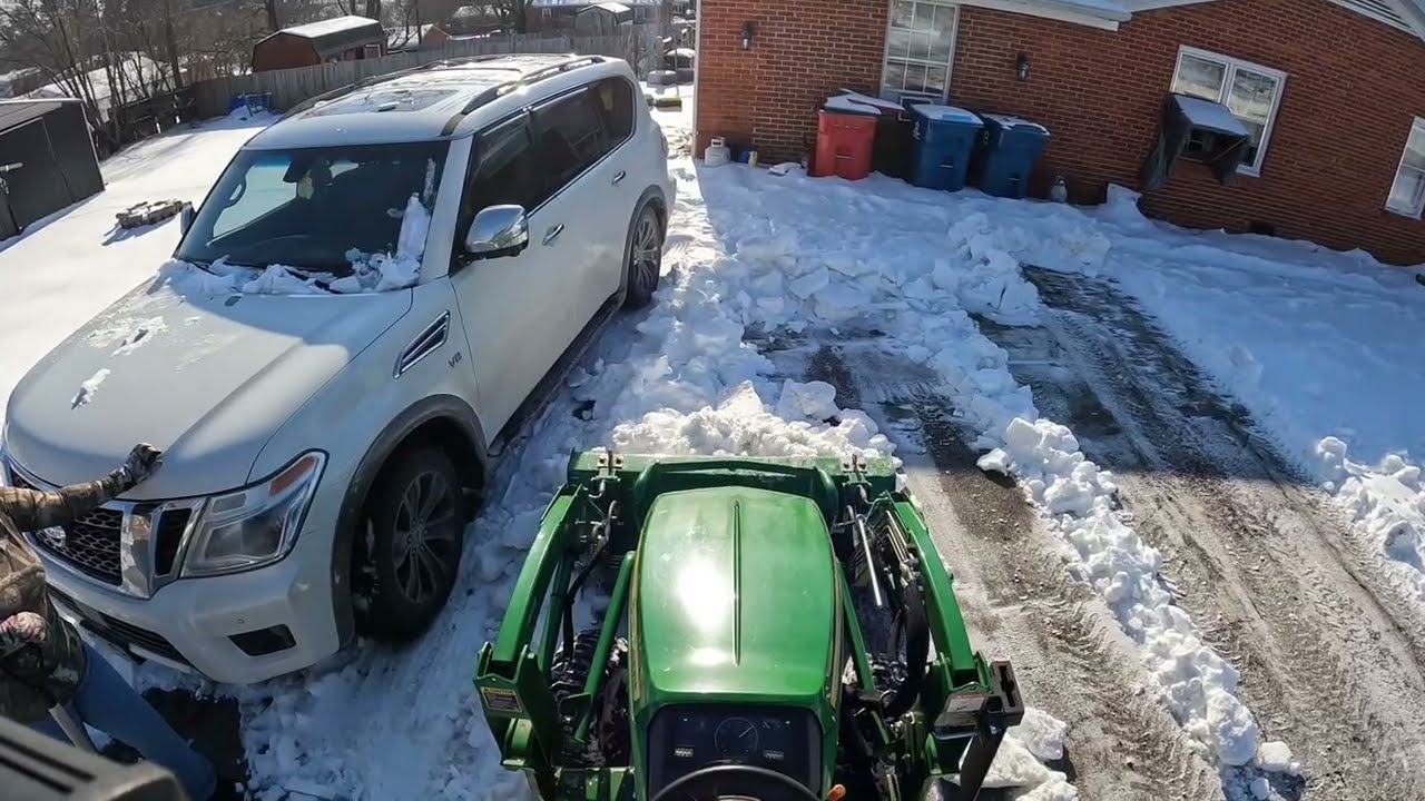 Best way for clearing heavy ice & snow JD 1025 R, Clearing Snow and Heavy Ice, 2026.