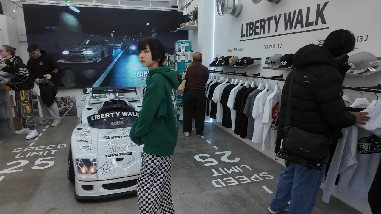 Checking out Tokyo's Liberty Walk store!