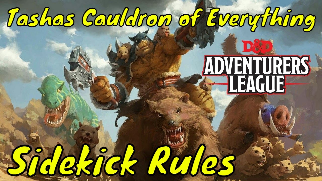 Sidekicks in Tasha's Cauldron of Everything (DM Guide)
