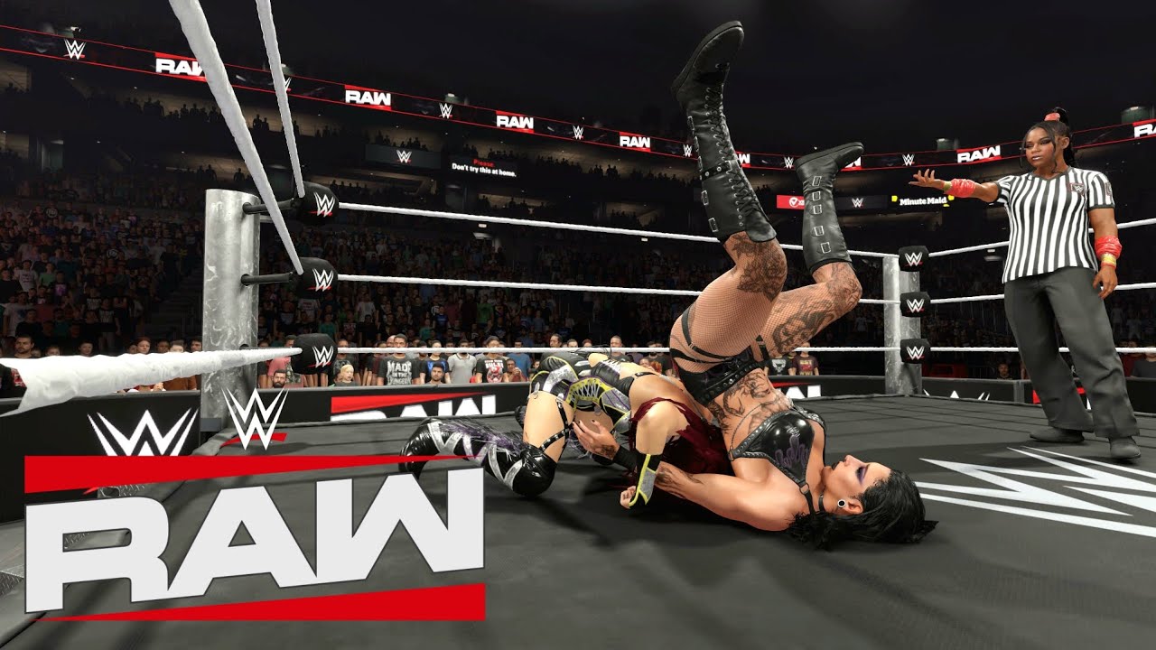 WWE 2K25 RAW - IYO SKY VS RHEA RIPLEY + BIANCA BELAIR IS THE SPECIAL GUEST REFEREE